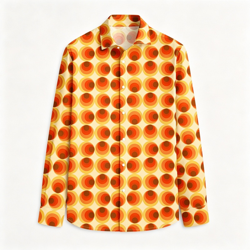 Men'S Fashion Outfits - 2026 Nieuwe Mode Herenoverhemd Gepersonaliseerd Geprint