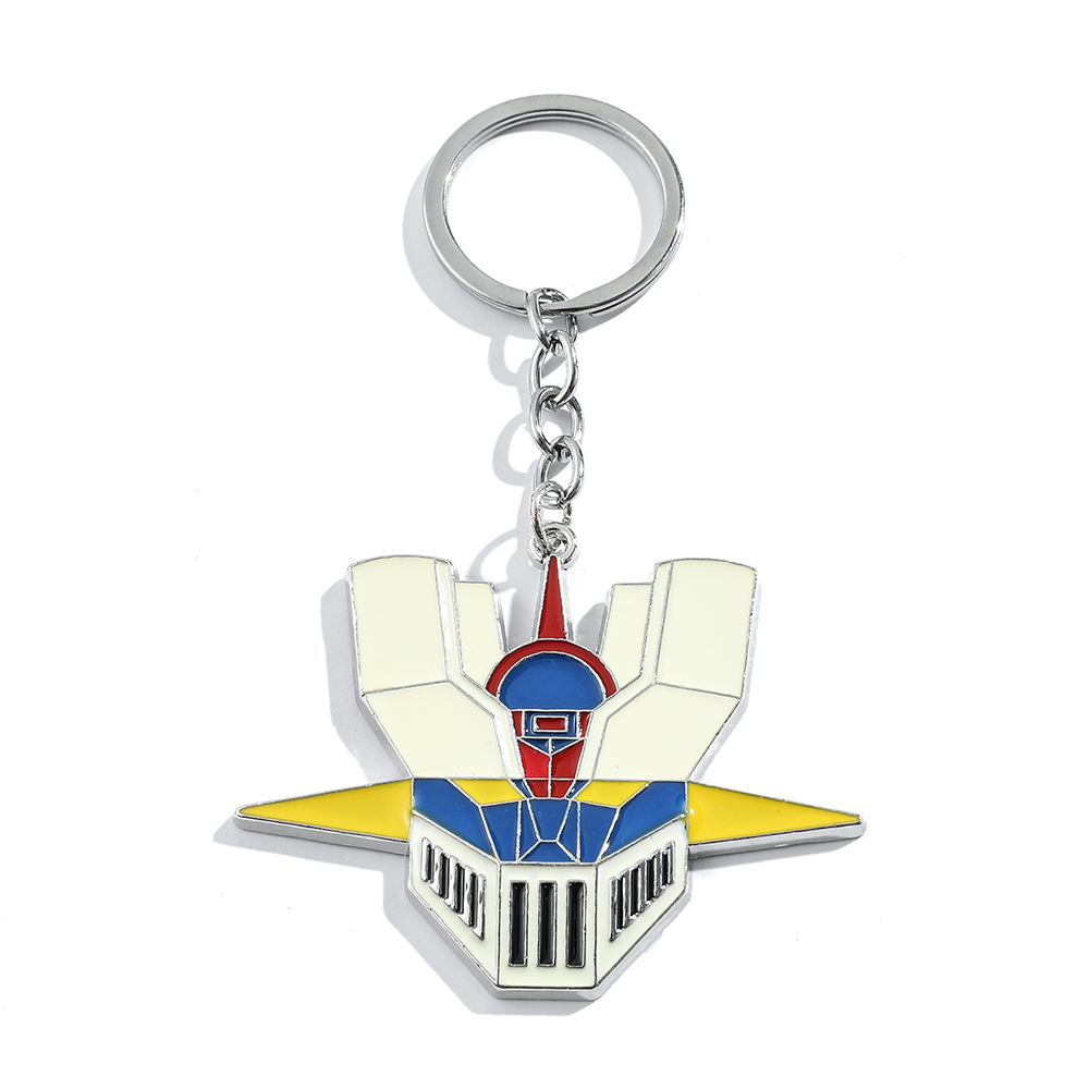 Men'S Fashion Accessories - Anime Cartoon Warrior Robot Logo Sleutelhanger