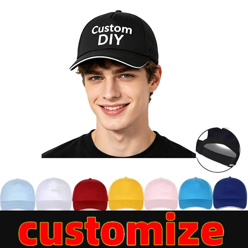 Trucker Hat Cap - Baseballcaps voor aangepaste DIY logo-patronen, caps