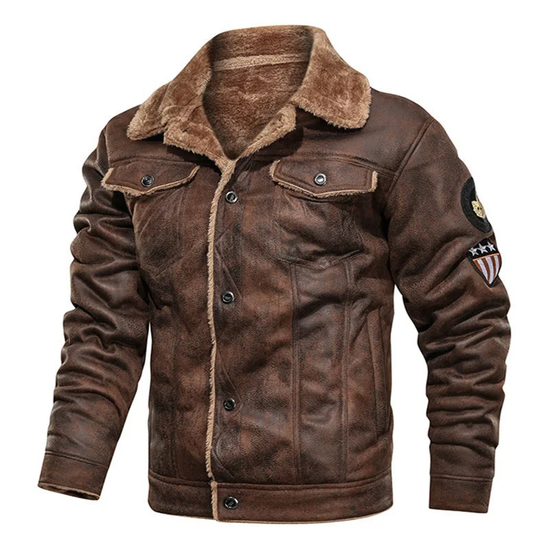 Mens Fashion Bomber Jacket - Winter Heren Bomberjack Motorfiets Casual Heren