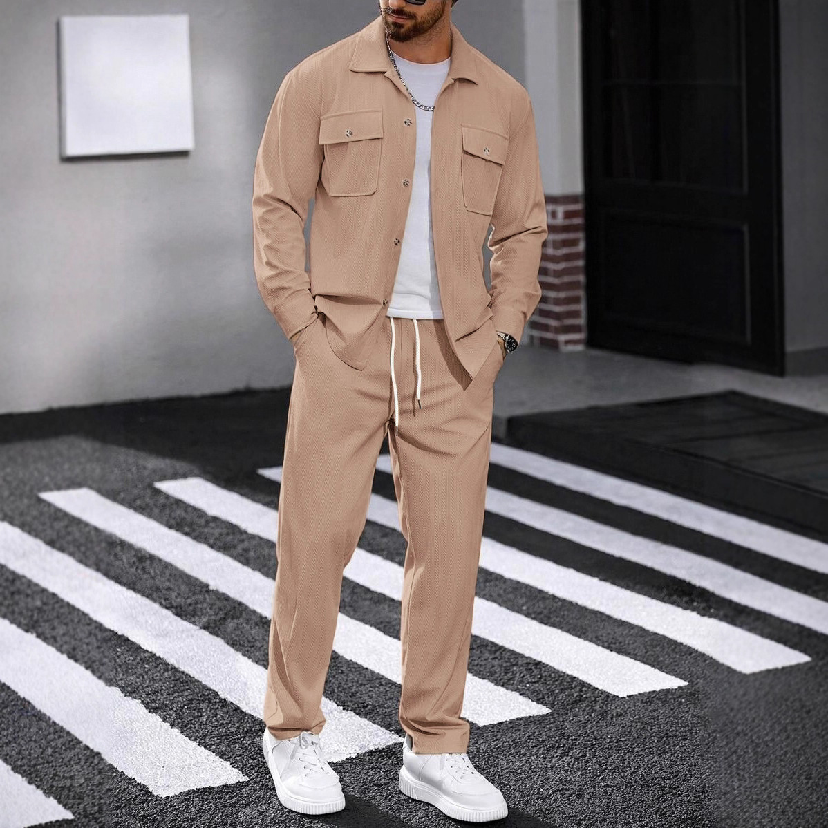 Knitted Cardigan Men - Nieuwe lente- en herfst casual sportkleding