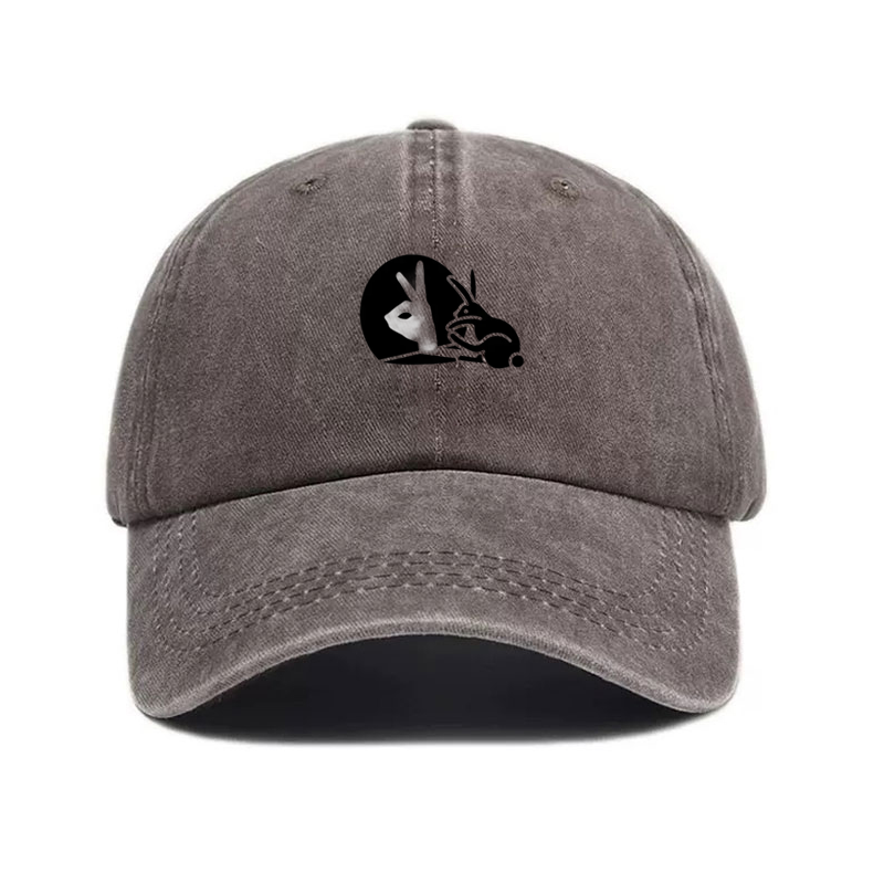 Trucker Hat Cap - Gewassen katoenen baseballpet, verstelbare noodlijdende truckerhoed