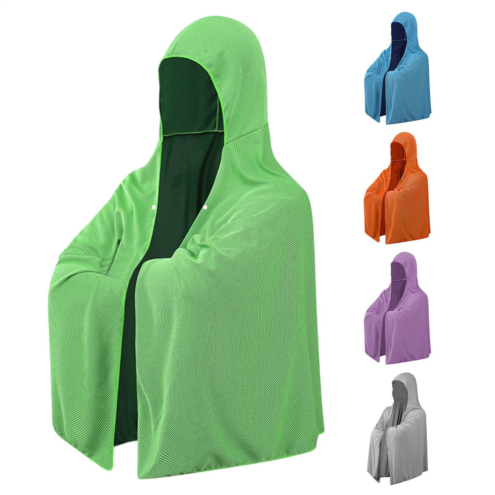 Men'S Fashion For Hot Weather - Koelende hoodie-handdoeken voor bescherming tegen de