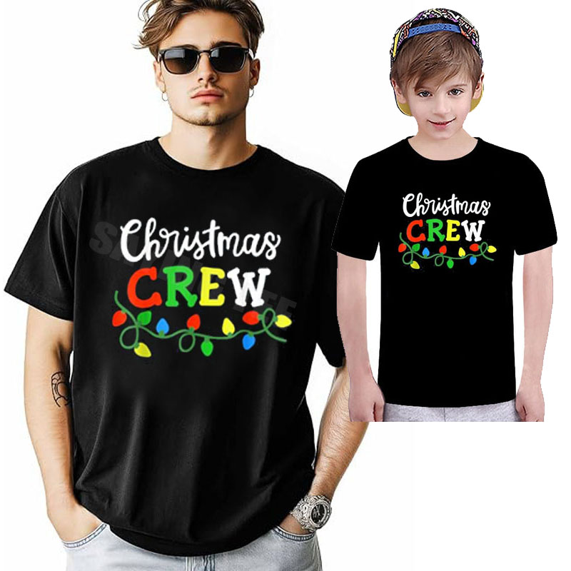 Men'S Fashion Xmas Party - Kerst Crew Bijpassende Familie Xmas Party
