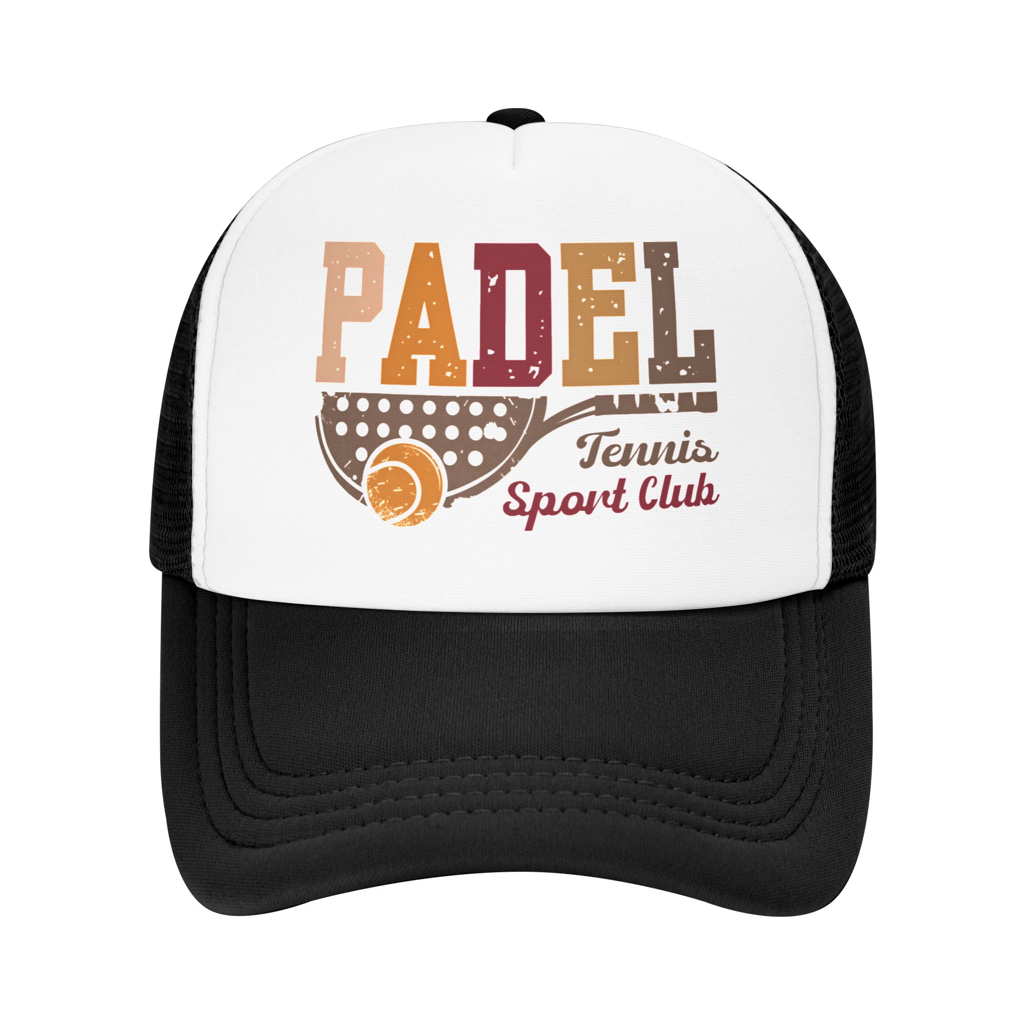 Trucker Hat Cap - Klassieke unisex padel tennis sportclub truckerhoed