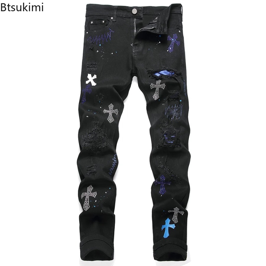 2026 Nieuwe Herenmode Crystal  - Men'S Fashion Nova Jeans recensie en prijs