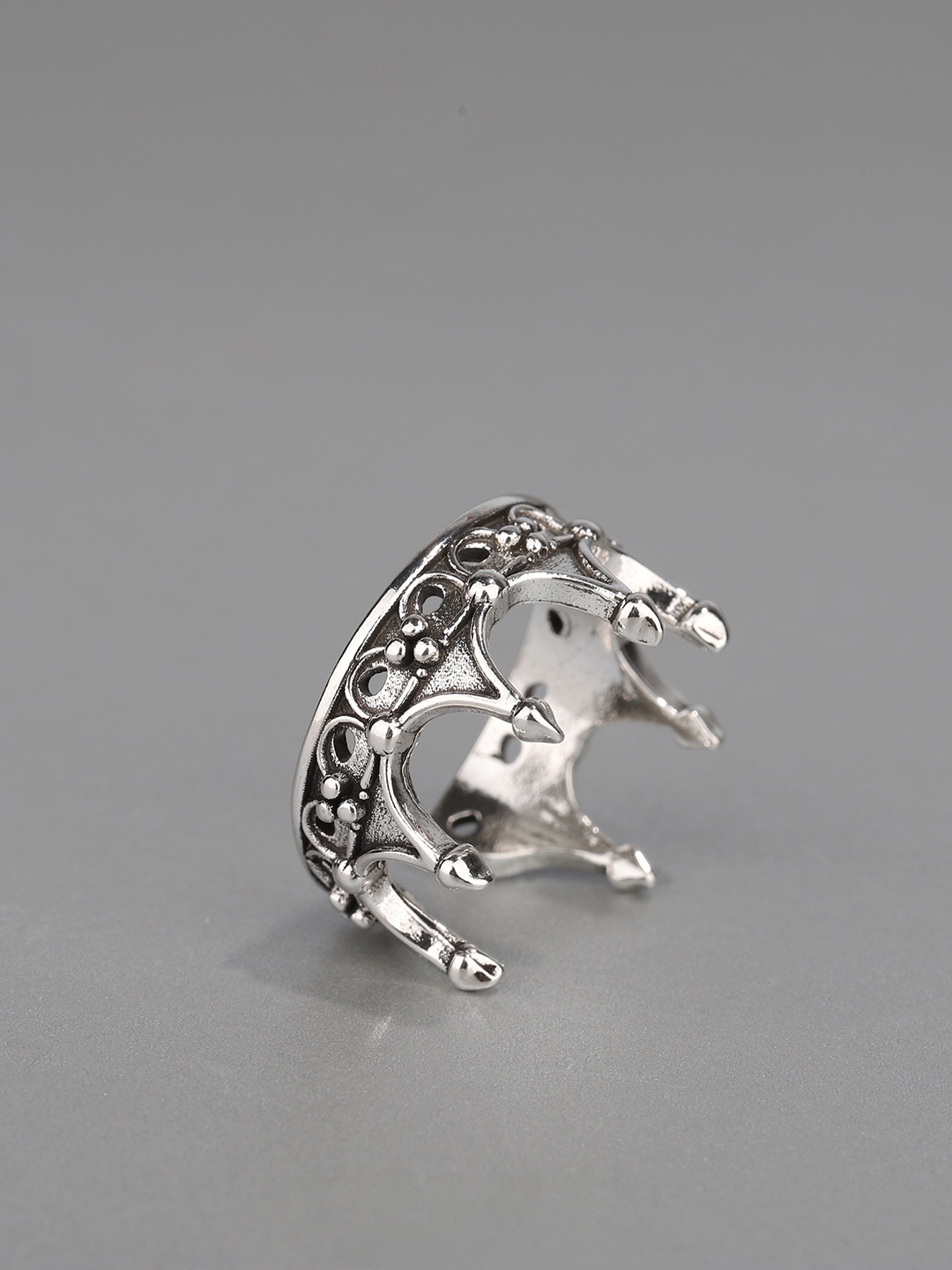 Gotische kroonring, verstelbaa - Men Fashion King recensie en prijs
