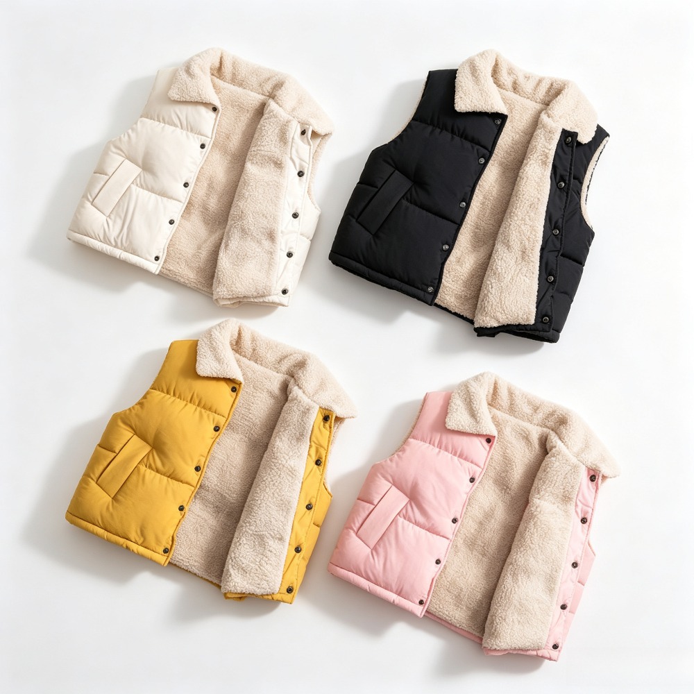 Kinderen Winter Warme Puffer V - Sherpa Jacket Fleece recensie en prijs