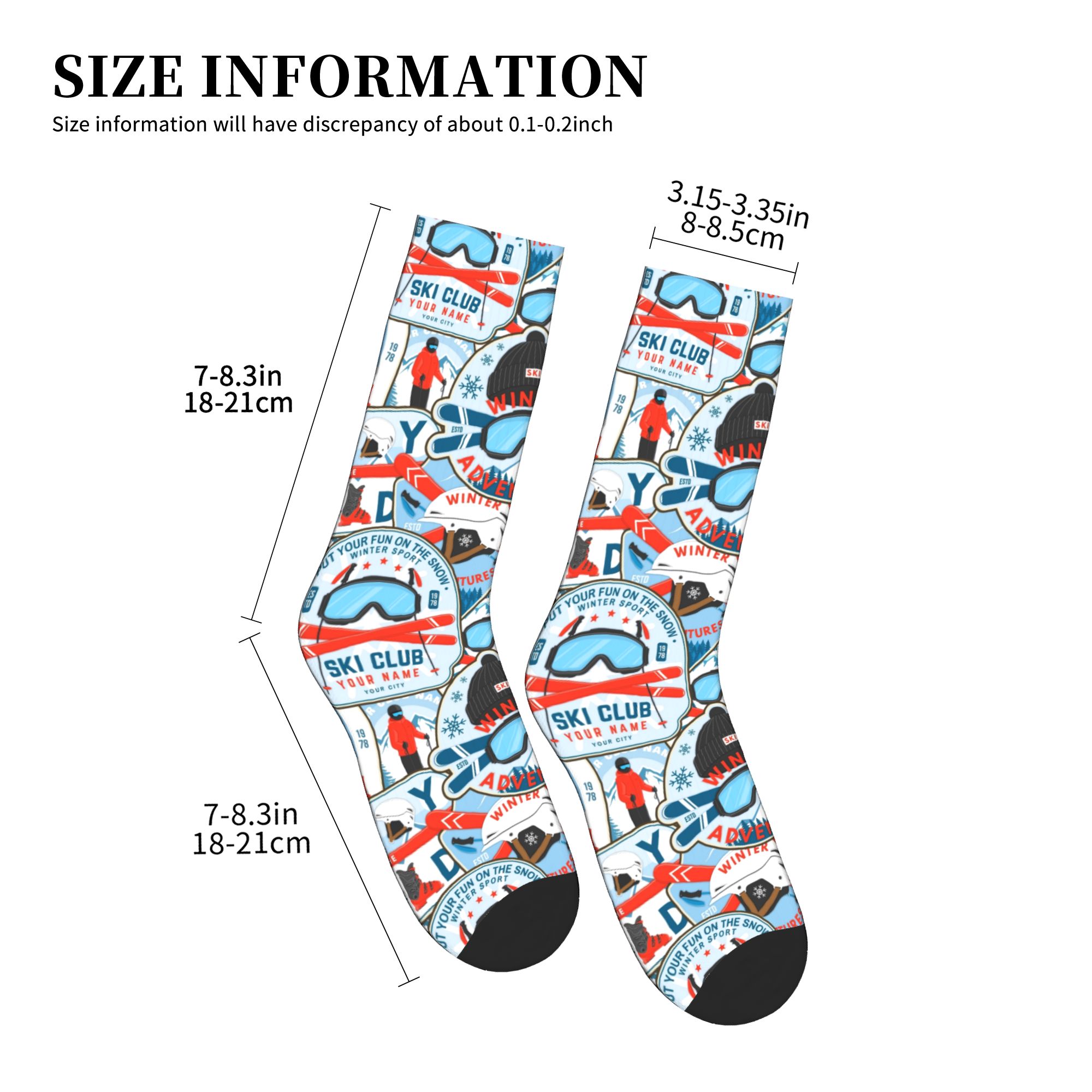 Vintage rood blauwe Ski Club n - Men Fashion Vintage recensie en prijs