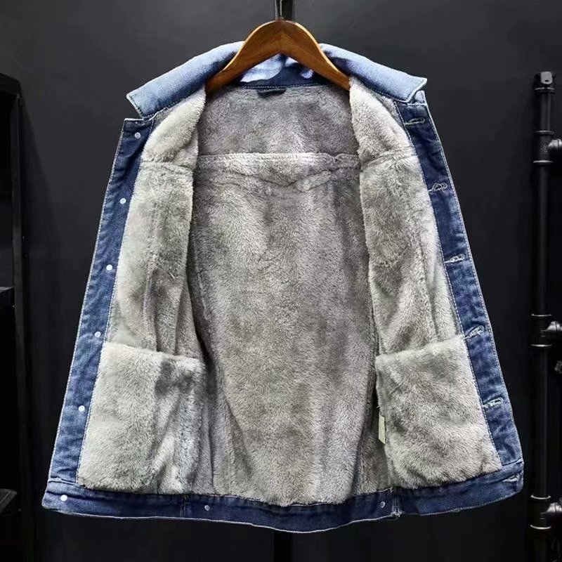 Heren fleece gevoerde spijkerj - Sherpa Jacket Fleece recensie en prijs