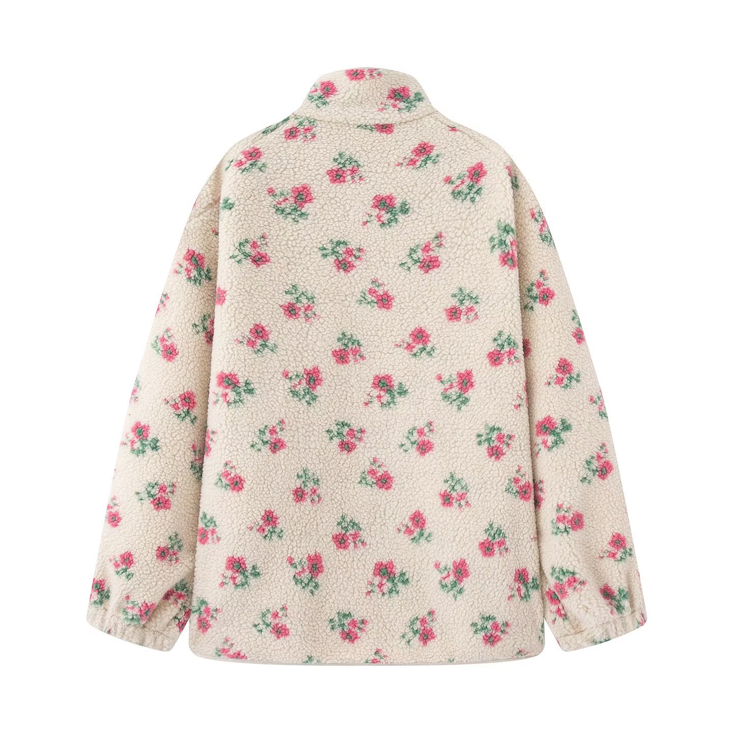 Mode bloemenjas voor dames her - Sherpa Jacket Fleece recensie en prijs