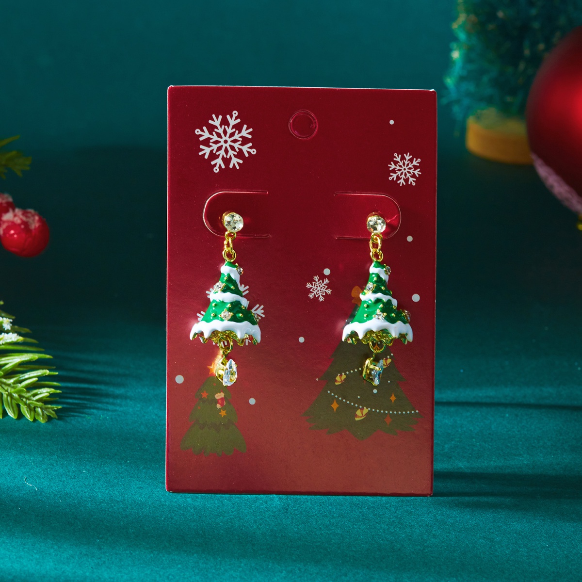 Kerstvakantie Drop Oorbellen W - Men'S Fashion Xmas Party recensie en prijs