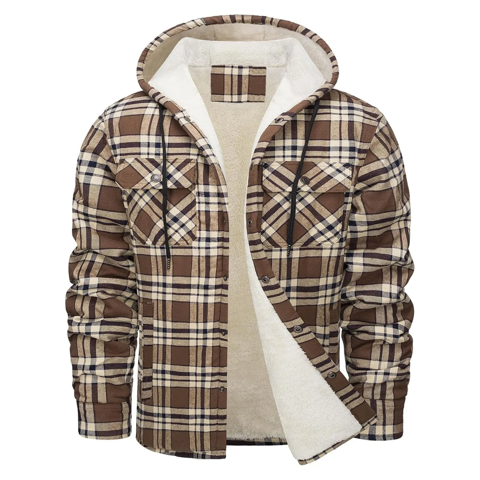 Dikke warme flanellen capuchon - Sherpa Jacket Fleece recensie en prijs