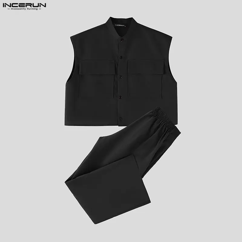 INCERUN Mannen Sets Solid Mouw - Men'S Fashion Outfits recensie en prijs