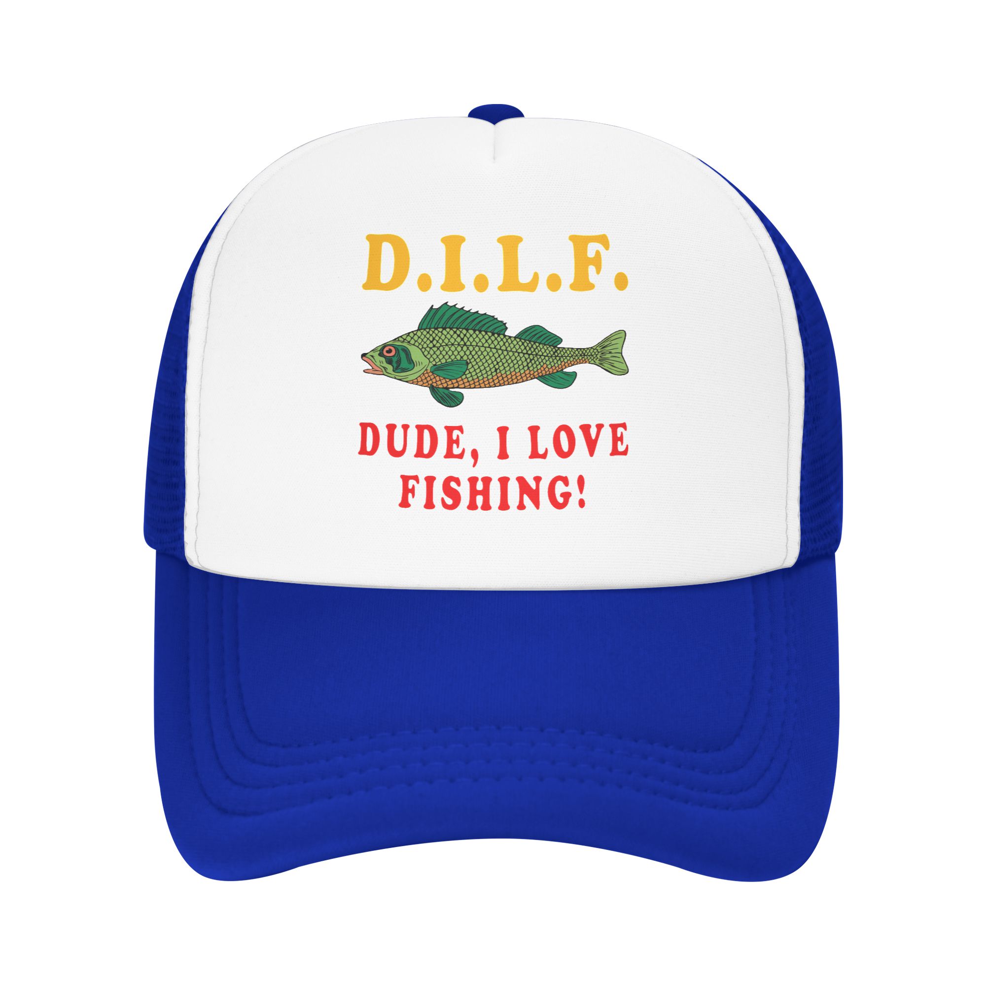 Dude I Love Fishing DILF Meme  - Trucker Hat Cap recensie en prijs