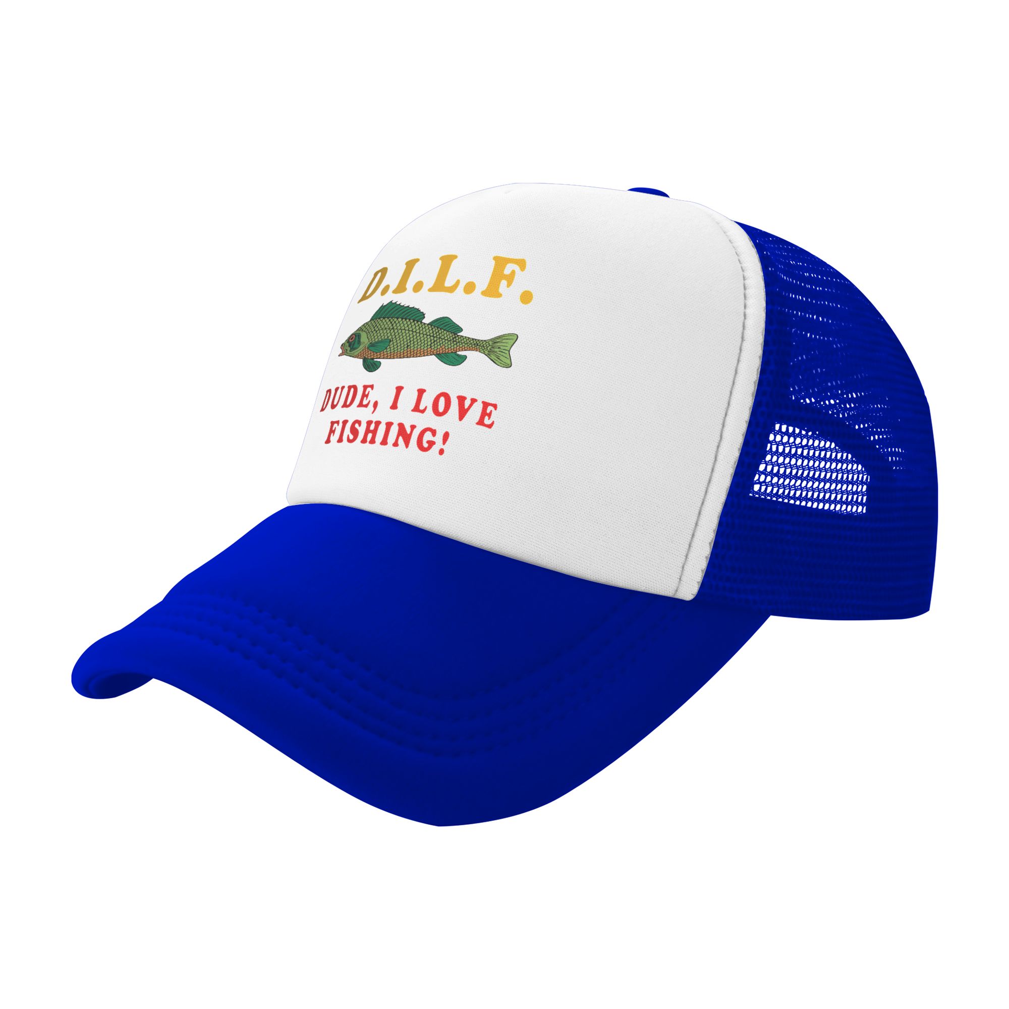 Dude I Love Fishing DILF Meme  - Trucker Hat Cap recensie en prijs