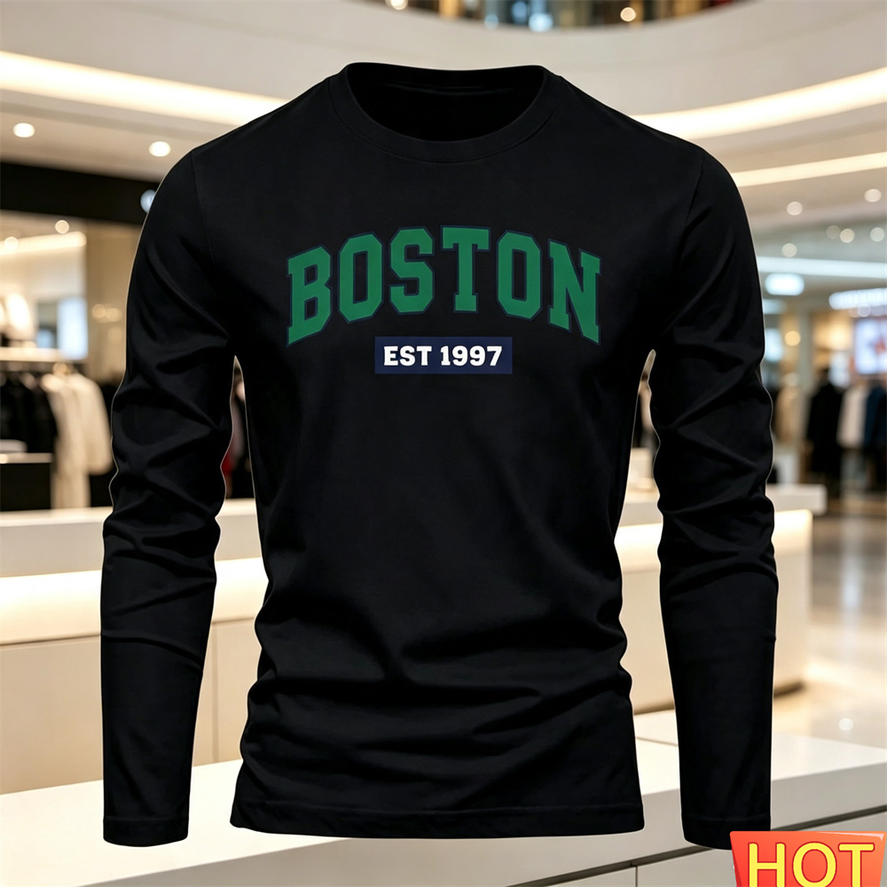 Herfst Zomer heren T-shirt met - Men'S Fashion Outfits recensie en prijs