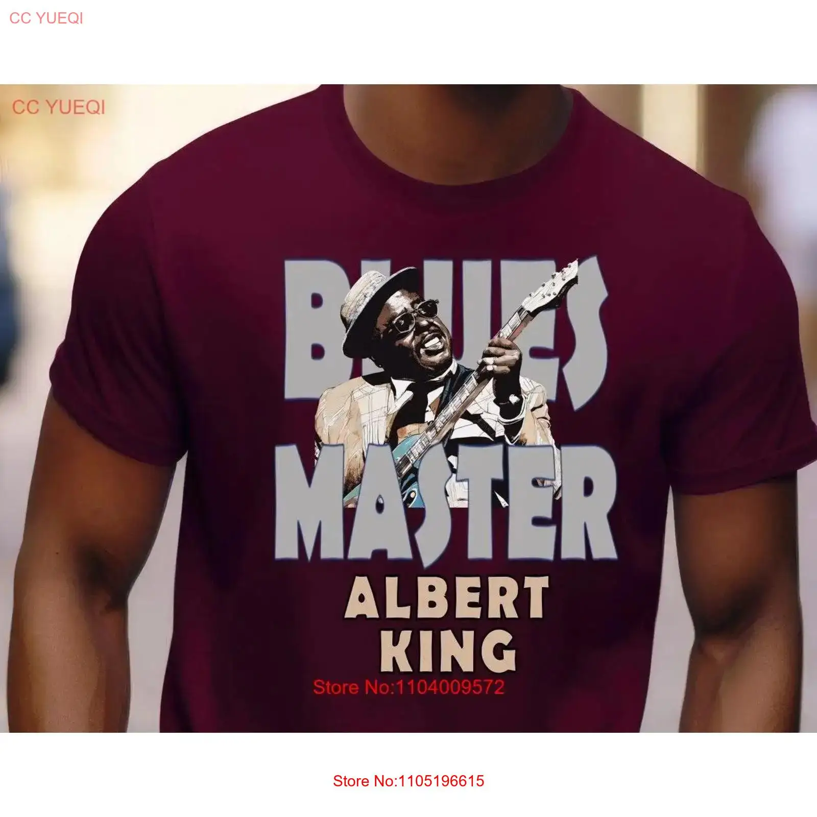 Albert King bluesmuziek T-shir - Men Fashion King recensie en prijs
