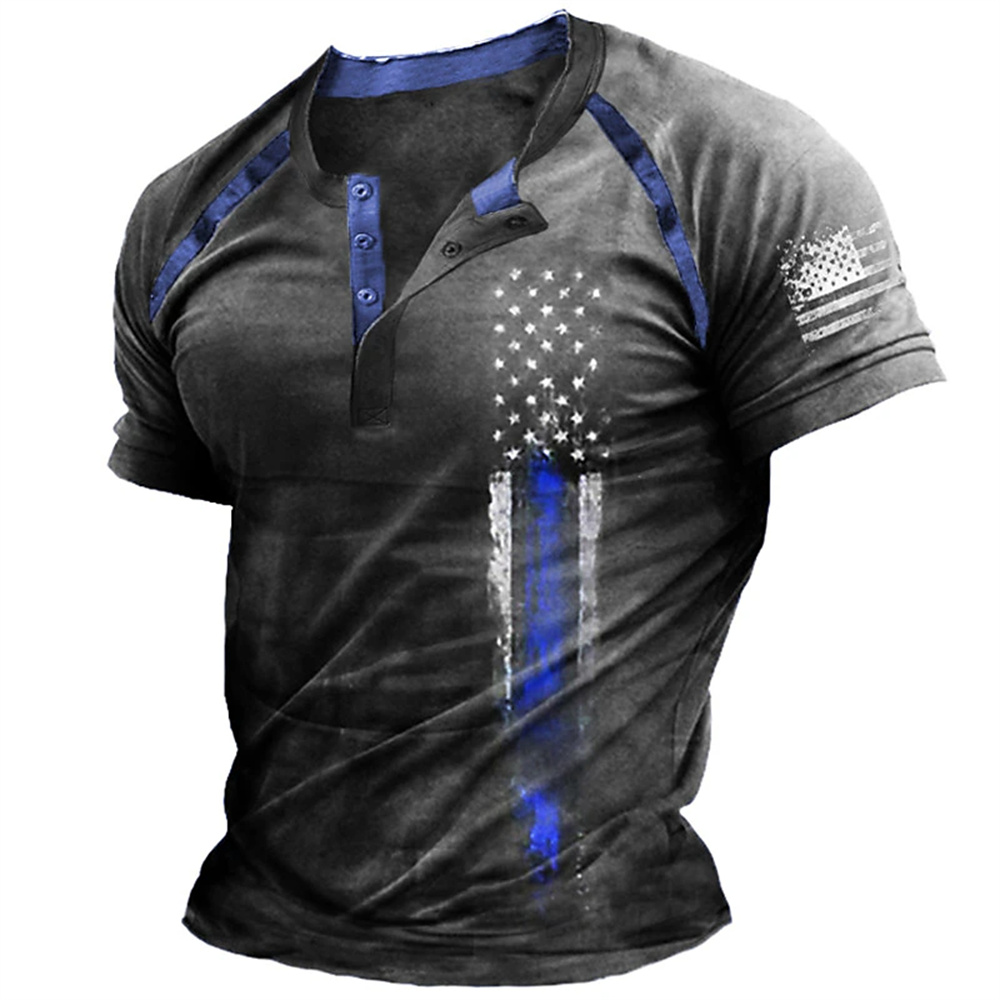 Grappige 3D Amerikaanse vlag p - Men Fashion Vintage recensie en prijs
