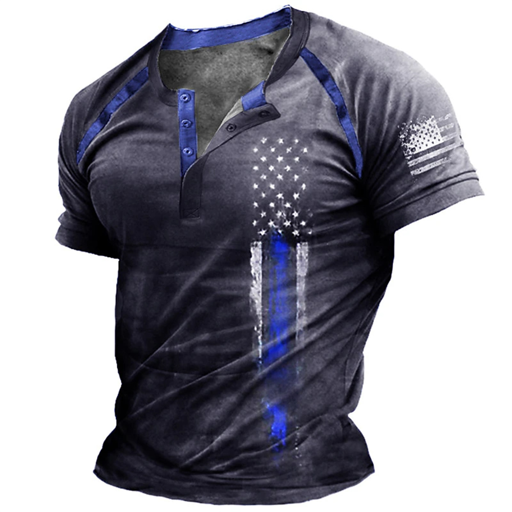 Grappige 3D Amerikaanse vlag p - Men Fashion Vintage recensie en prijs