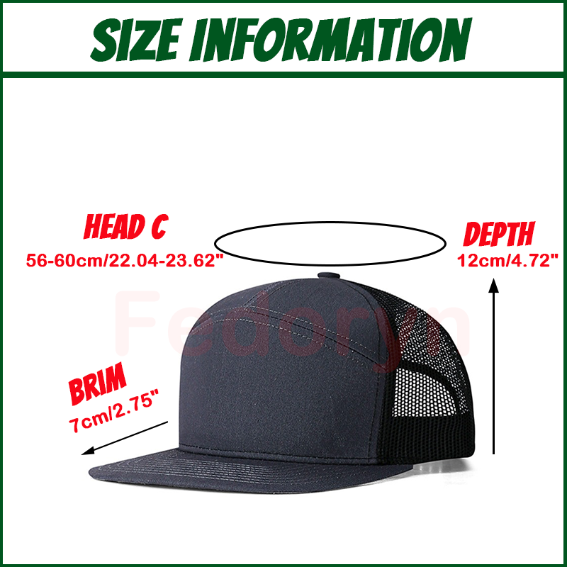 Fedoryn Custom Borduurlogo Ric - Trucker Hat Cap recensie en prijs
