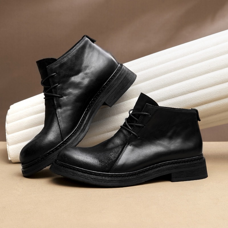 Vintage heren lederen laarzen  - Men Fashion Vintage recensie en prijs
