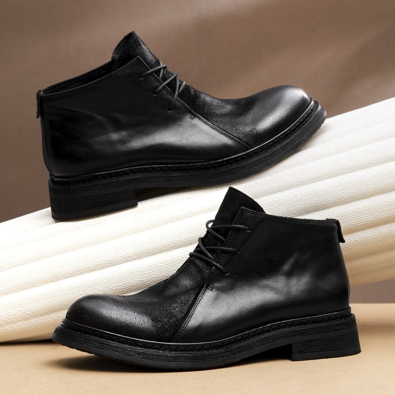 Vintage heren lederen laarzen  - Men Fashion Vintage recensie en prijs