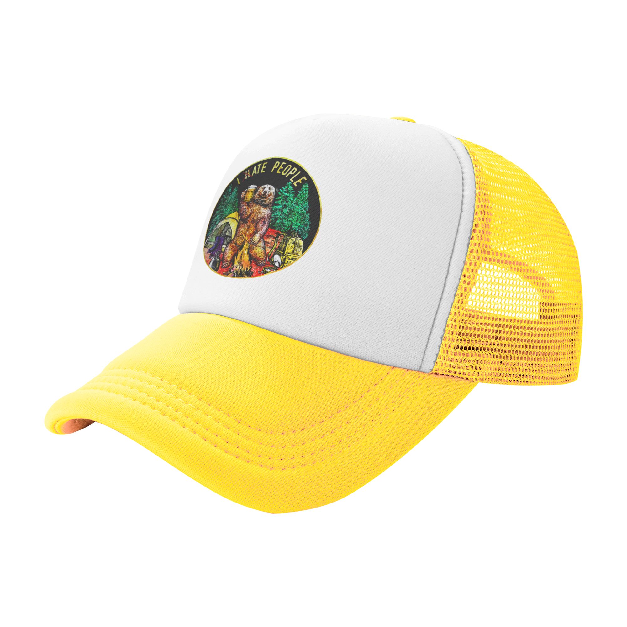 Ik haat mensen Bear Camping Ba - Trucker Hat Cap recensie en prijs