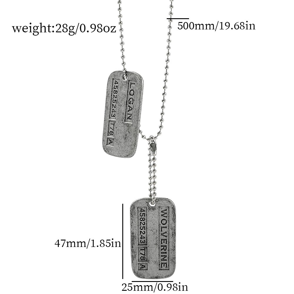 X-Men Wolverine Militaire Kaar - Men'S Fashion Accessories recensie en prijs