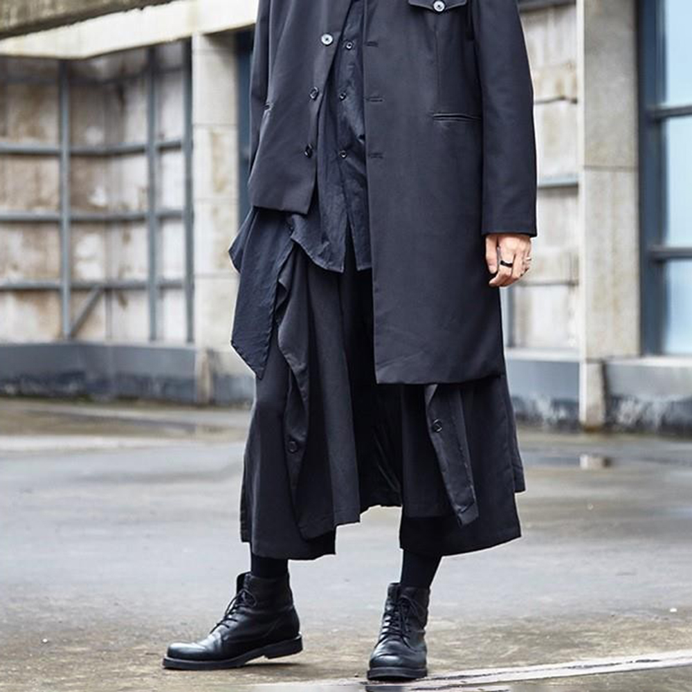 Gotische donkere broek Y2k onr - Mens Fashion Trend 2026 recensie en prijs