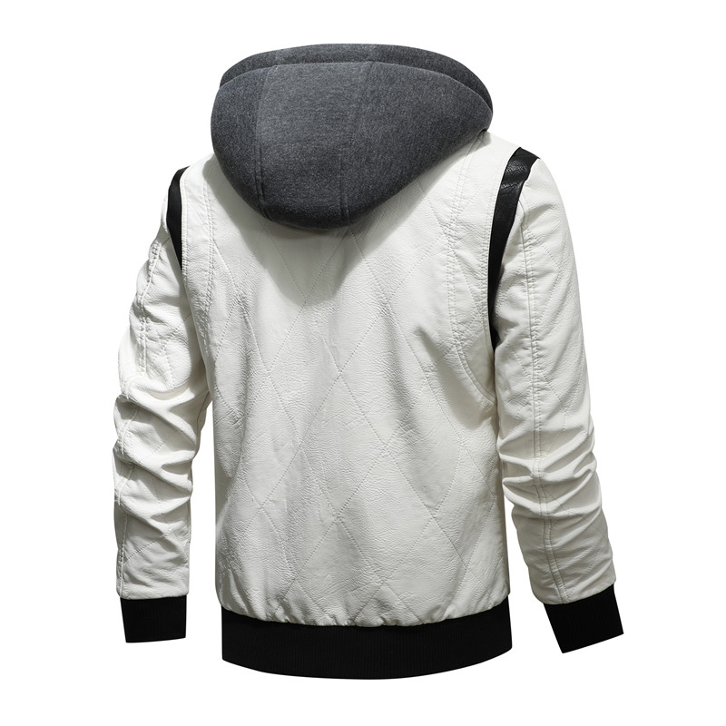 Herfst Winter Bomber Leren Jas - Mens Fashion Bomber Jacket recensie en prijs