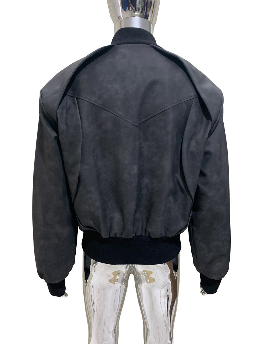 Lente Herfst Korte Matte Veron - Mens Fashion Bomber Jacket recensie en prijs