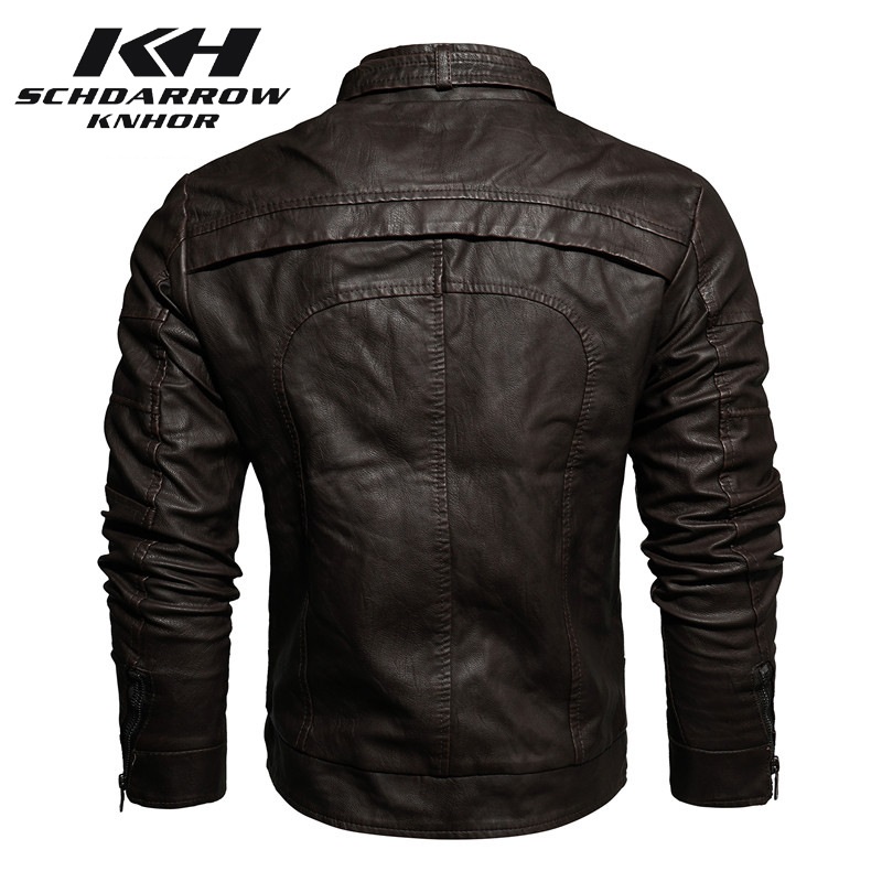 Mannen Leren Jas Herfst Winter - Mens Fashion Bomber Jacket recensie en prijs
