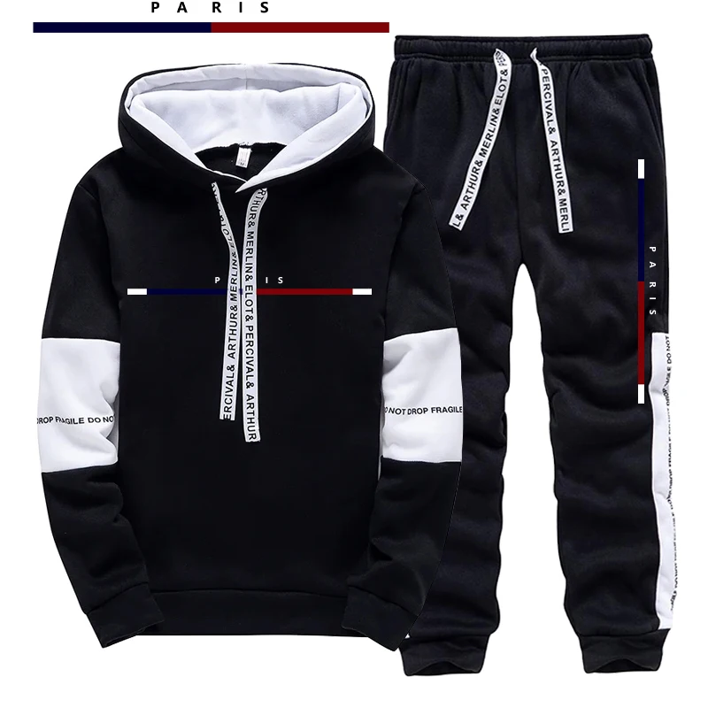 Parijse mode bedrukte herenset - Men'S Fashion Outfits recensie en prijs